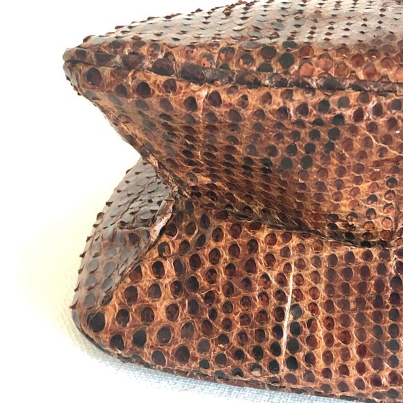 Snake Skin Purse Vintage 1950s - Picture 6 of 7
